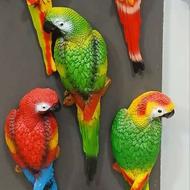 مجسمه دیواری طوطی