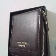 کیف پول زیپ دار مردانه نو