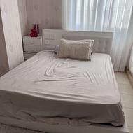 تخت دونفره به همراه تشک رویال اصل