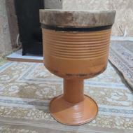 طبل نارنجی چرم تازه