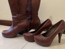 بوت و کفش پاشنه دار چرم طبیعی در شیپور