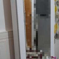 میز آرایش سفید همراه آینه و کشو