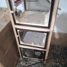 قفس 3 طبقه چوبی