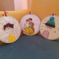 تابلوهای گلدوزی