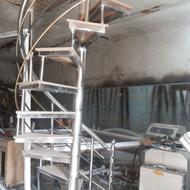 پله استیل شیک و با کلاس