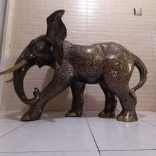 مجسمه فیل قلمکاری