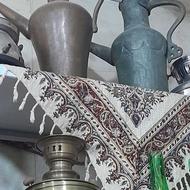 آفتابه و سینی و تابلوهای قلمزده وقدیمی