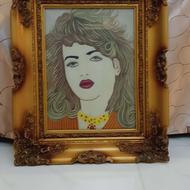 تابلو سوزن دوزی هنر دست ایرانی