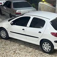 پژو 206 (تیپ2) 1391 سفید