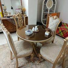 مبل استیل 7نفره ومیزناهارخوری 4نفره