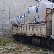 لوله اتصالات و پمپ اب با مخزن اب ضدجلبک