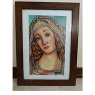 تابلو نقاشی دستساز رئال ـ الهام از بوتیچلی