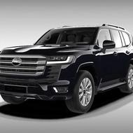 تویوتا لندکروز چهاردر با پلاک ملی