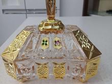 شکلات خوری گل برجسته طلایی در شیپور