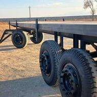 فروش کفی پشت تراکتوری 10 متری سه محور 18 تنی اقساطی