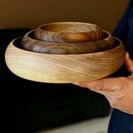 سرویس خمره ای پذیرایی چوب راش و گردو