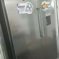 یخچال دو قلو نیکسان .رنگ استیل .آدرس مامونیه