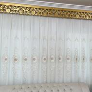 پرده کاملا سالم و قیمت مناسب به همراه کتیبه کاملا چوب