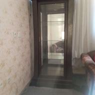 دوعدد ویترین چوب پشت اینه