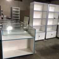 ساخت و تجهیر کامل دکور موبایل فروشی ویترین کانتر