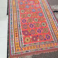 یک تخته گلیم و خورجین سوزنی گیاهی