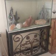 آکواریوم ماهی با وسایل