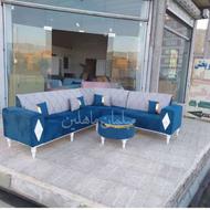 مبل ال چستر 7نفره مبل نوید بارنگبندی زیبا ارسال رایگان