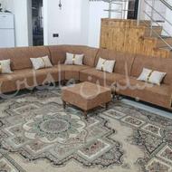 مبل ال چستر 7نفره بارنگبندی مستقیم ازتولیدی مبل داوودی