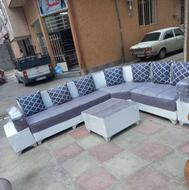 مبل ال 7نفره دسته دوبل رها بارنگبندی بدلخواه قیمت تولیدی