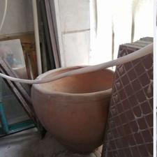 گلدان سفالی سایز بزرگ 3 عدد