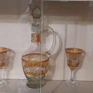 تابلو برجسته،گیلاس ،دوعدد بشقاب،یک بشقاب دیوارکوب باطرح گربه