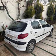 پژو 206تیپ 2سفید مدل 88 قیمت 460م