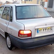 پراید صبا بنزینی کم کارکرد نقره ای88