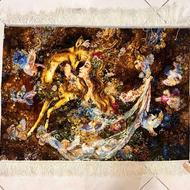 تابلو فرش چله ابریشم