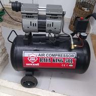 فروش فوری پمپ باد سایلنت 50لیتری 2سیلندر