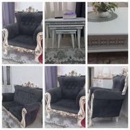 مبلمان 7 نفره همراه با میز عسلی