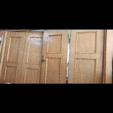 درب چوبی 4 عدد چوب راش