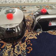 چرخ گوشت استیل مشکی نو