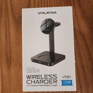 شارژر سه کاره وایرلس وی آی پلاتینا VIPLATINA VD10 15W