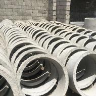 کول چاه تسمه فلزی لوله سیمانی مصالح ساختمانی قطعات بتنی