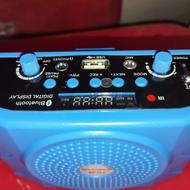 اسپیکر شکار طرح میکروب رم.فلش خور.بلوتوثی .میکروفن.کیف مشکی