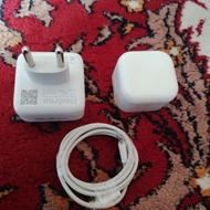 شارژر آیفون عالی وسالم وکار نکرده