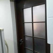 درب شیشه خور چوبی و ضدسرقت