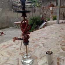 فروش قلیان فلزی با چوب سرخ