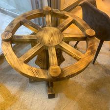 میز گرد چوب روس
