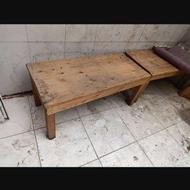 دو عدد میز چوبی