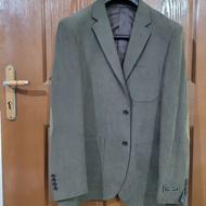 یکقواره کت کتان سبز کم رنگ نو در رشت