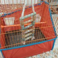 قفس پرنده با لوازم