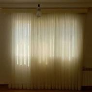 پرده پذیرایی حریر کاملا سالم در حد نو