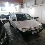 پراید87معاوضه اقساطی 3لکه رنگ